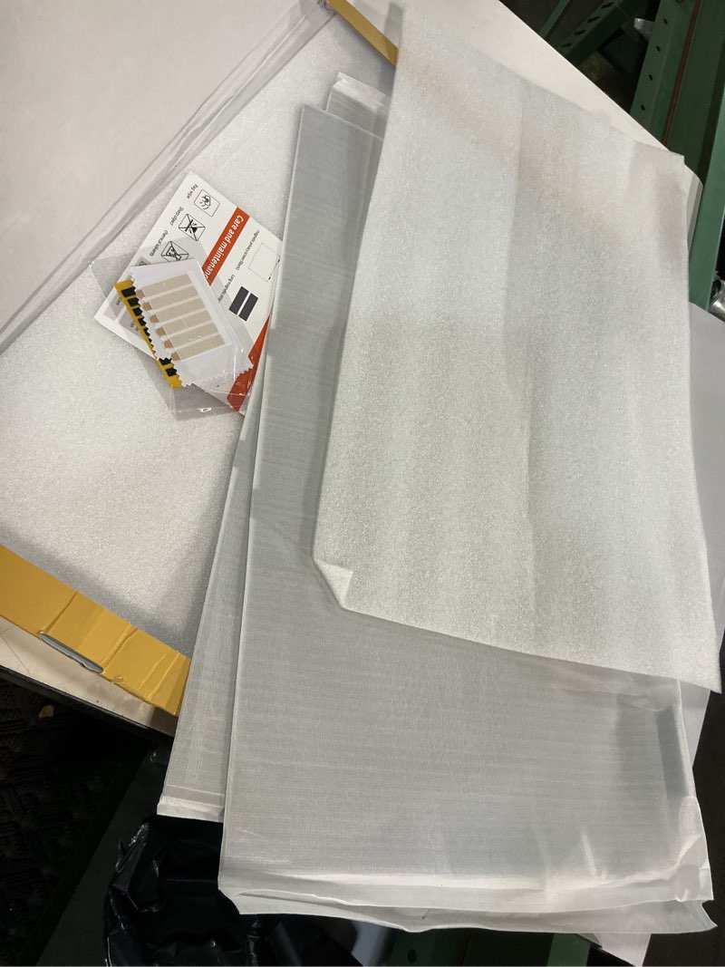 Condition photo showing New/Like New for 2pack magnetic 24 inch privacy screen for computer monitor 16:9 aspect ratio, hanging removable anti-blue/glare protector film, anti spy desktop security private filter 24in magnetic 24 inch16:9 2pack
