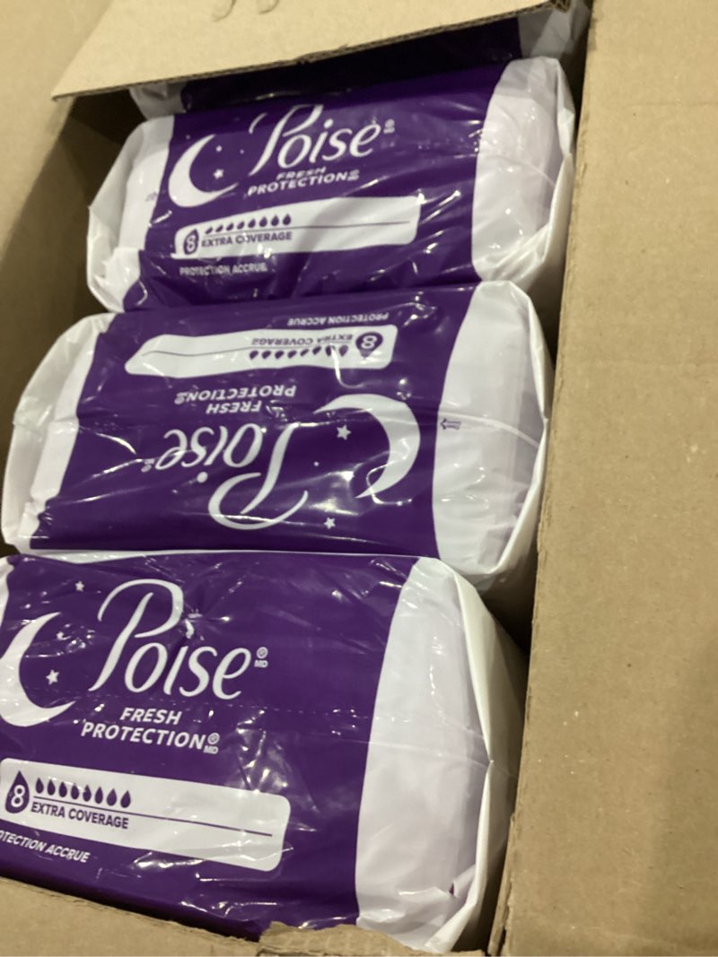 Condition photo showing New/Like New for Poise fresh protection