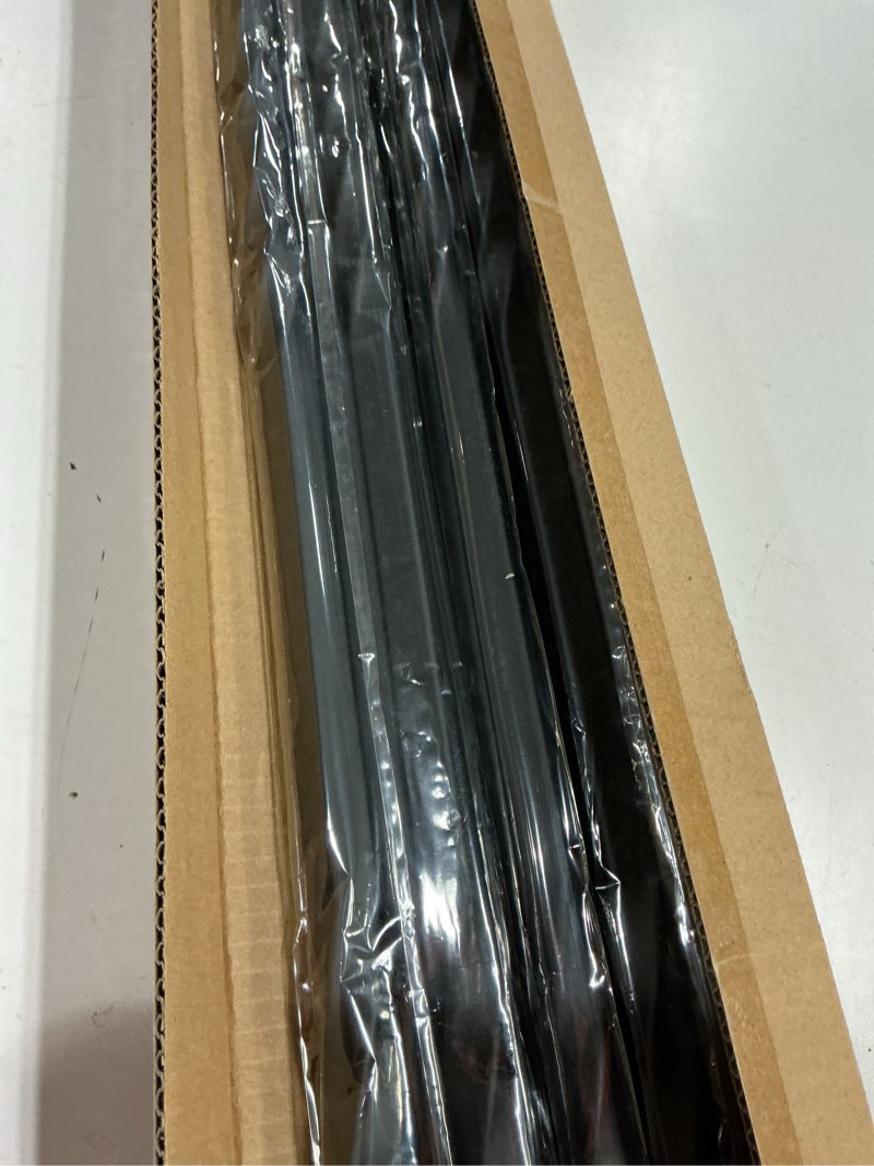 Condition photo showing New/Like New for S09 - Wrought Iron Balusters Set of 10 Decorative Metal Balusters for Decks Spiral Stair Railing 1/2-inch Hollow Double Iron Twist Satin Black Metal Railing Powder Coated Double Twist 10 Pack 10