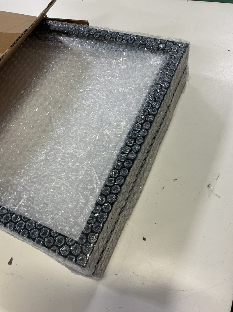 Condition photo showing Good Condition for 2 pack t shirt display frame, bigger 18" x 14" shadow box black t shirt frame with 98% uv protection acrylic, 1" depth of usable space shadow box, display case for shirts, jerseys, memorabilia