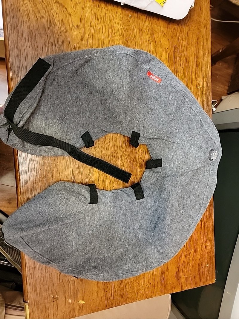 Midog Inflatable Dog Donut Collar Size XL Gray