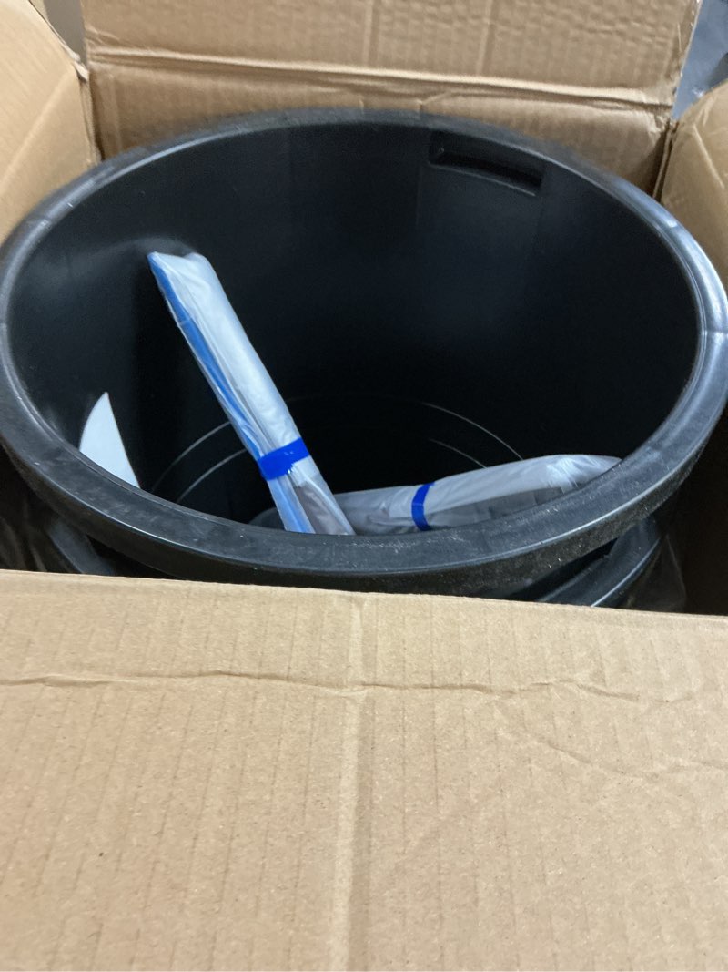 Condition photo showing Good Condition for garveelife set of 2 tall planters for outdoor plants, 22 in large planters for outdoor indoor plants with water level monitor ? inner bucket, automatic watering, for porch, patio, backyard, white white 22 inch