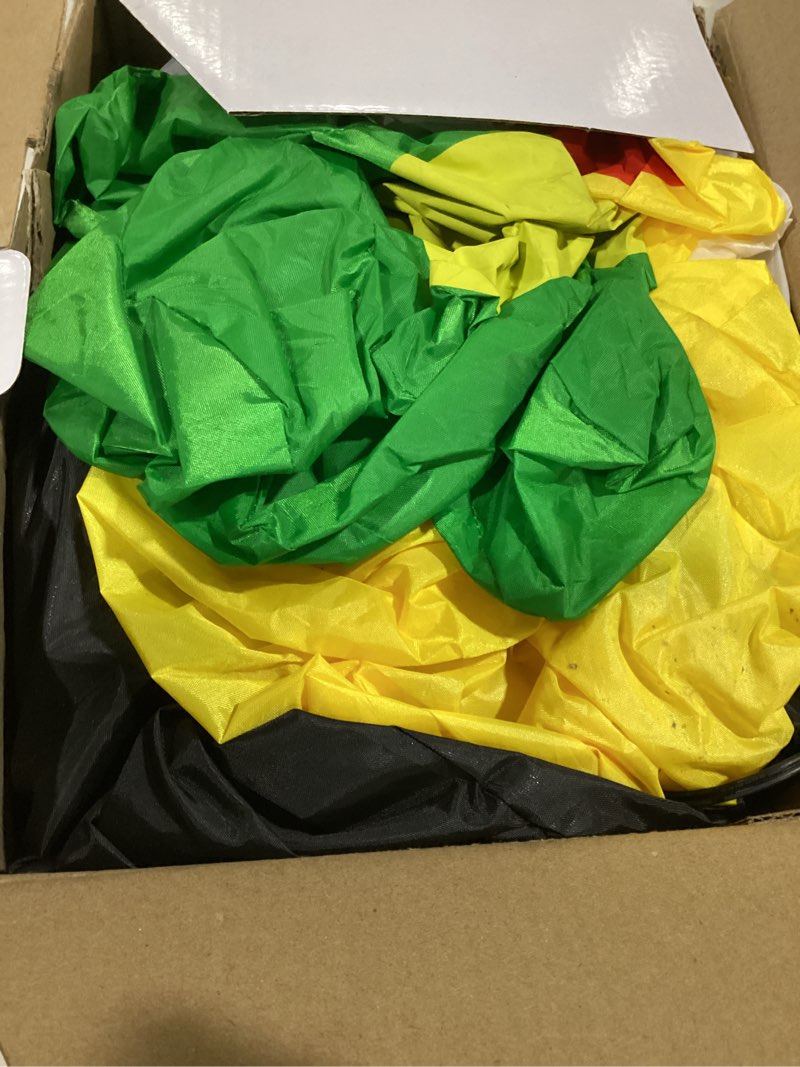 Condition photo showing Good Condition for 10 ft st patricks day inflatables outdoor decorations, st. patrick's inflatable rainbow archway with pot & beer blow ups yard decoration built-in led lights for holiday party indoor garden lawn rainbow archway - 10ft