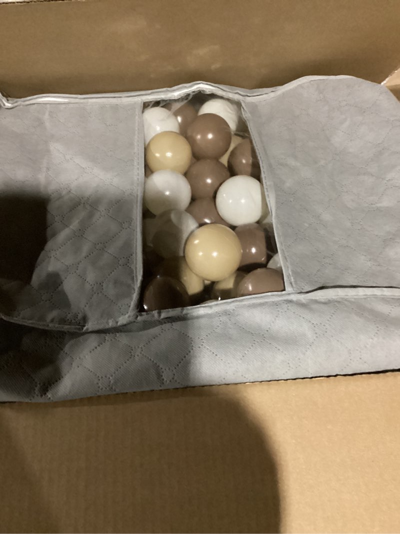 Condition photo showing Good Condition for MoonxHome Ball Pit Balls for Toddlers, BPA Free Crush Proof Plastic Toy Balls for Ball Pit, Children's Pool Water Toys, Macaron Ocean Balls for Play Tent 2.15 Inch Pack of 100 200 500 800 1000 Mocha Tricolor 500