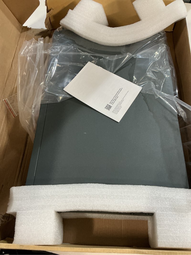 Condition photo showing As Is for yuanley 48 port gigabit poe switch unmanaged with 2 1000mbps sfp uplink, 50 port 802.3af/at 800w high power poe+ network switch, metal rackmount power over ethernet switch