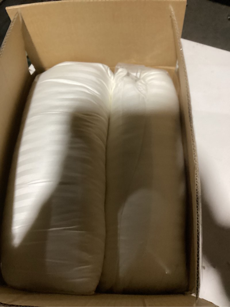 Condition photo showing Good Condition for Beckham Hotel Collection Bed Pillows Standard/Queen Size Set of 2 - Original Soft Down Alternative Pillow for Sleeping - Soft Support for Back, Stomach or Side Sleepers Queen / Standard White