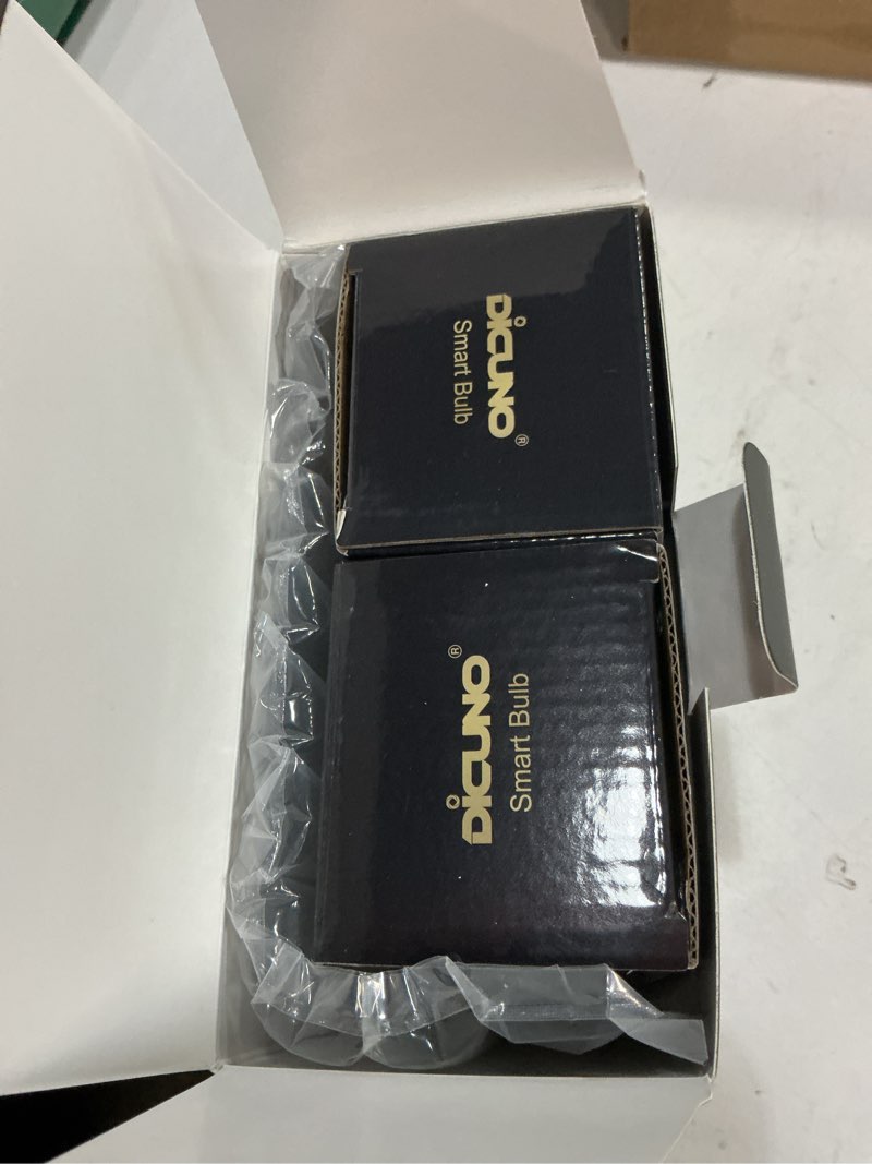 Condition photo showing New/Like New for DiCUNO Smart Edison Bulbs ST19, Color Changing WiFi Smart Light Bulb, 2700K-6500K Tunable via App, ST58 Edison Bulb, Compatible with Alexa & Google Home, 5W (50 Watt Equivalent), 500lm, 2-Pack