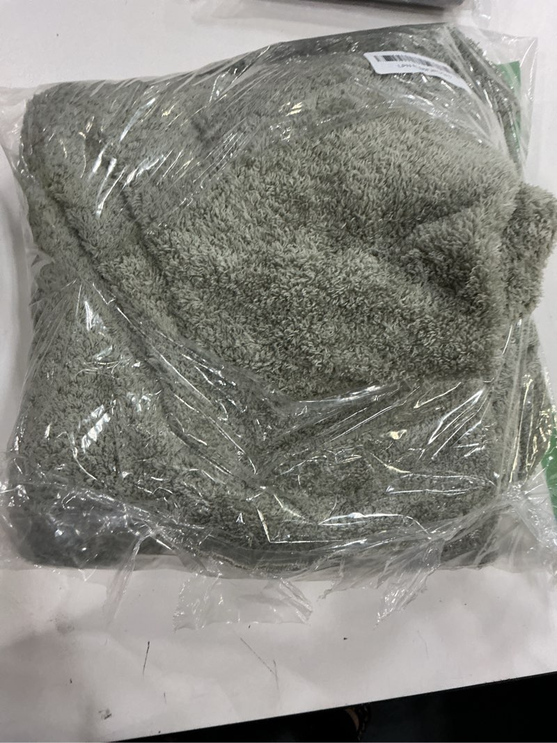 Condition photo showing As Is for emme cotton throw blanket for couch soft muslin blankets 50"x60" lightweight breathable blanket all season gauze blanket, teal throw 01 - teal