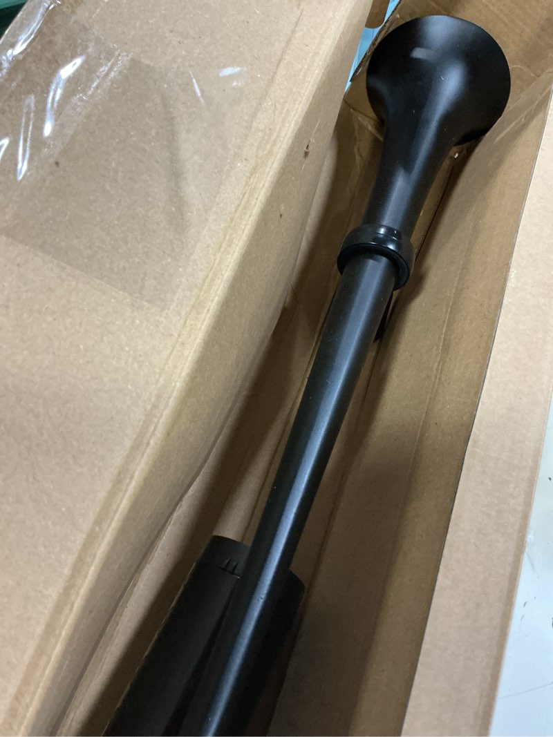 Condition photo showing As Is for farbin loud air horn 12v, train horn for truck with air compressors 150db, for any 12v car motorcycle pickups suv lorrys trucks boats (black) black 12v integrated single air horn