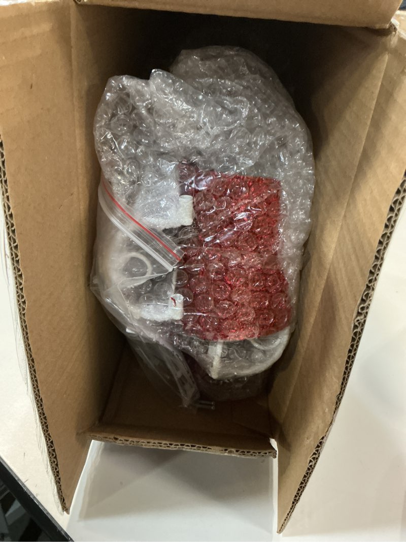 Condition photo showing As Is for JOIEDOMI Christmas Candy Canes Tinsel Yard Light Decorations 50 Pre-Lit LED Warm White Lights with Metal Stakes for Indoor Outdoor Yard Holiday Décor, Christmas Event, Christmas Eve Night Décor