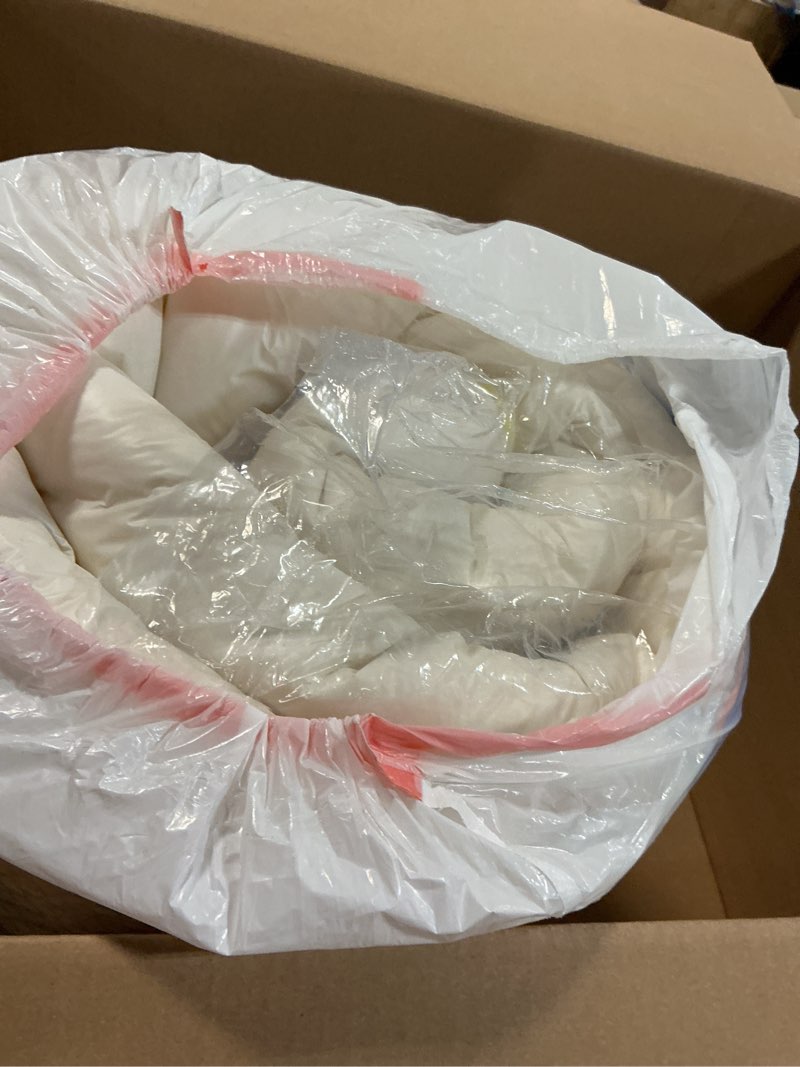 Condition photo showing As Is for Frost King SP57/11C All Season Water Heater Insulation Blanket, 3” Thick x 48” x 75”, R10 48" x 3" Thick x 75" Round Blanket
