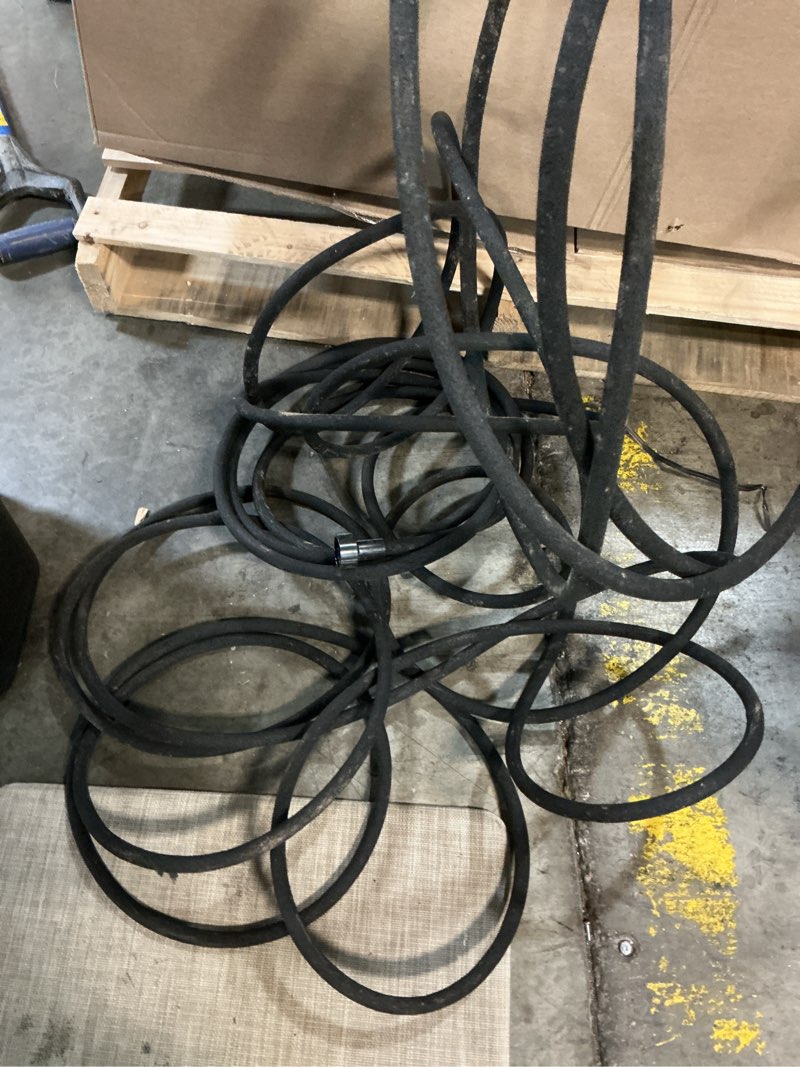 Condition photo showing As Is for element soaker 3/8\" x 75' garden hose 2 pcs