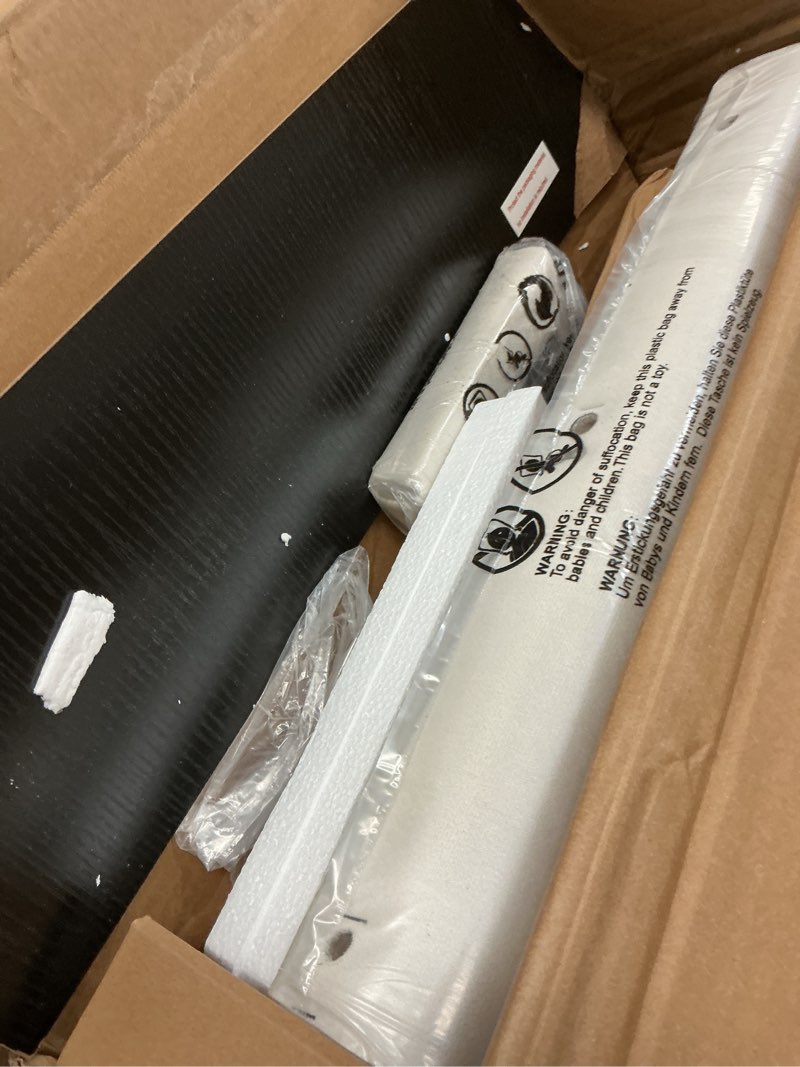 Condition photo showing New/Like New for Full size beige upholstered bed frame