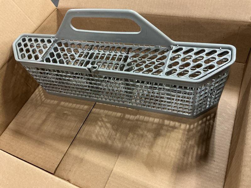 Condition photo showing Good Condition for universal dishwasher cutlery basket replacement wd28x10128 dishwasher utensil silverware basket, compatible with part no. ah959351, ea959351, ps959351, wd28x10127, wd28x10132