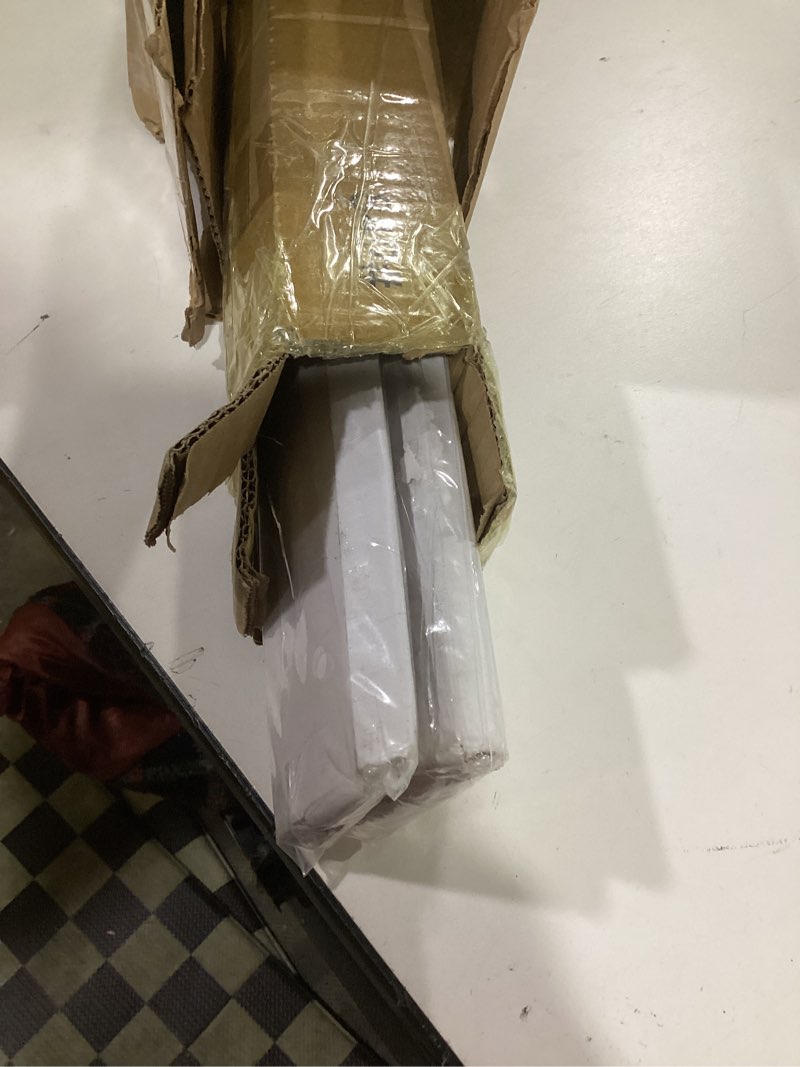 Condition photo showing As Is for Therwen12 Pieces Stainless Steel Yard Stick Large Metal Meter Stick 40 Inches/ 100 cm Straight Edge Yardstick Metal Ruler for English Metric Measuring, Silver