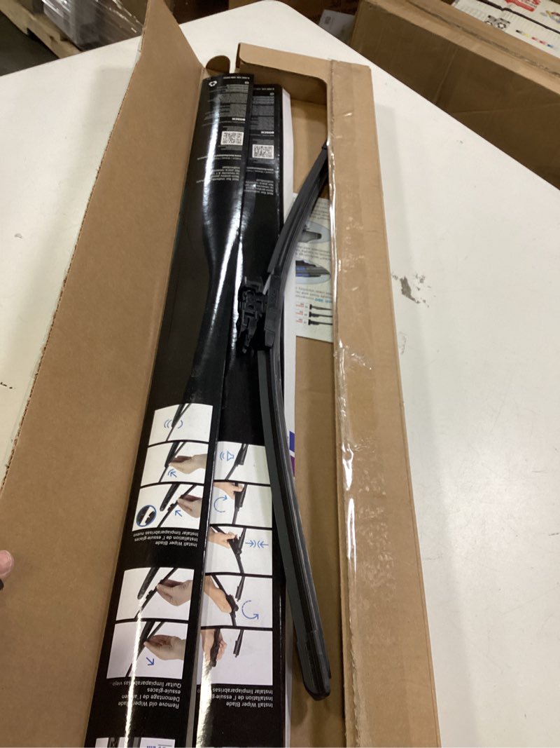 Condition photo showing Good Condition for BOSCH B36007 360 Complete Vehicle Wiper Blade Replacement - Includes Front Beam Blades (Pair) + Rear Wiper Blade (1) - 26"/22"/11" Front (26" & 22") + Rear (11") 360 Combo Pack (Front + Rear)