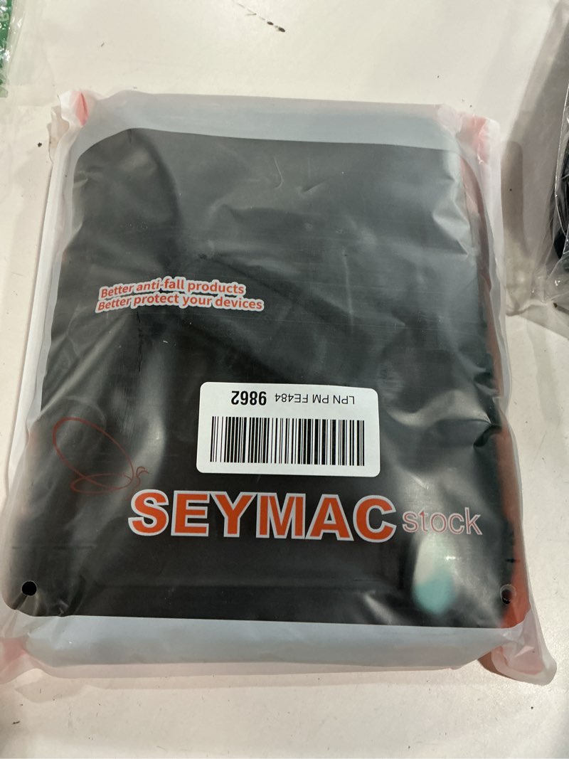 Condition photo showing New/Like New for SEYMAC stock Case for iPad (A16) 11th/10th Generation 11''/10.9'' 2025/2022, Full-Body Drop Protection Case with Screen Protector &360° Rotate Hand Strap/Stand, Black Black Case for iPad (A16) 11th/10th Generation 11/10.9''