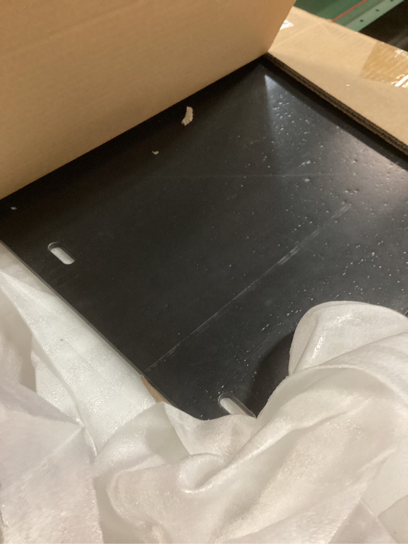 Condition photo showing Good Condition for Heavy Duty Truck Mud Flaps, Mudflaps for Pickup Trucks Dump Trailer Accessories, Semi Truck Mud Guard Splash Guards, 2 Pack (Polyethylene (PE), Black, 24x18 inches) 24x18 inches Polyethylene (PE) Black