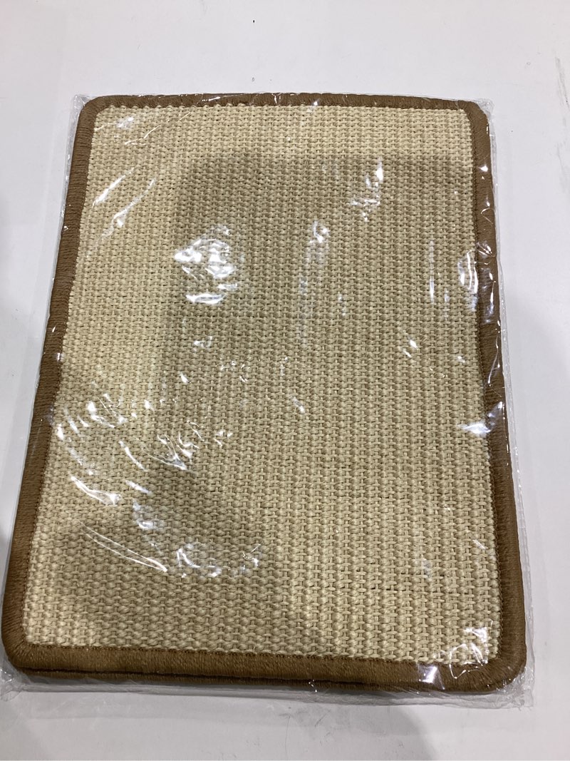 Condition photo showing New/Like New for 2PCS Rabbit Scratching Pads Natural Sisal Bunny Scratching Pads for Claw & Teeth Care with Anti-Slip Dot Embossing Process, 16x12 in