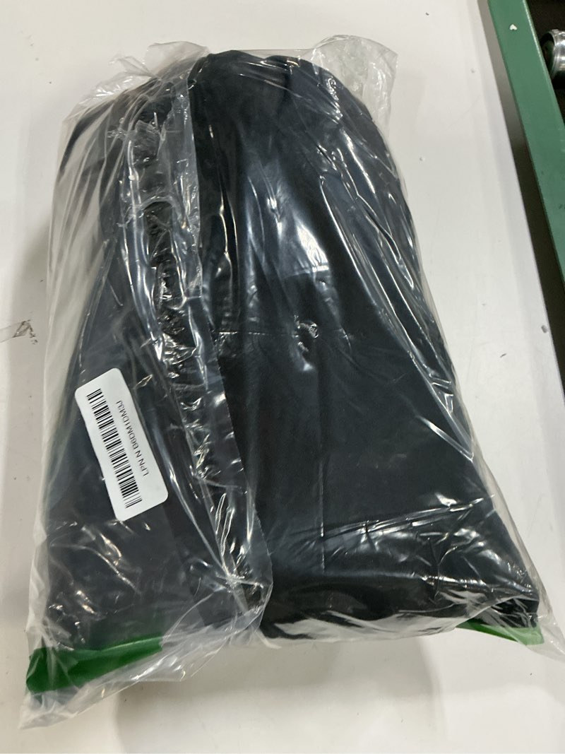 Condition photo showing Good Condition for snow blower cover, 600d heavy duty waterproof snow thrower cover with air vent, universal fit most two-stage snowblower (50" l x 33" w x 40" h) black & gray