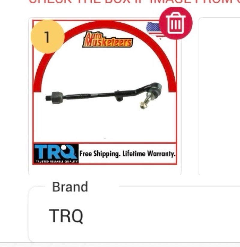 TRQ Front Inner & Outer Tie Rod Assembly RH Right Passenger Side for BMW 128i / 135i / 325i / 328i / 330i / 335d / 335i / 335is / X1 / Z4 Fits select: 2013-2015 BMW X1 SDRIVE28I