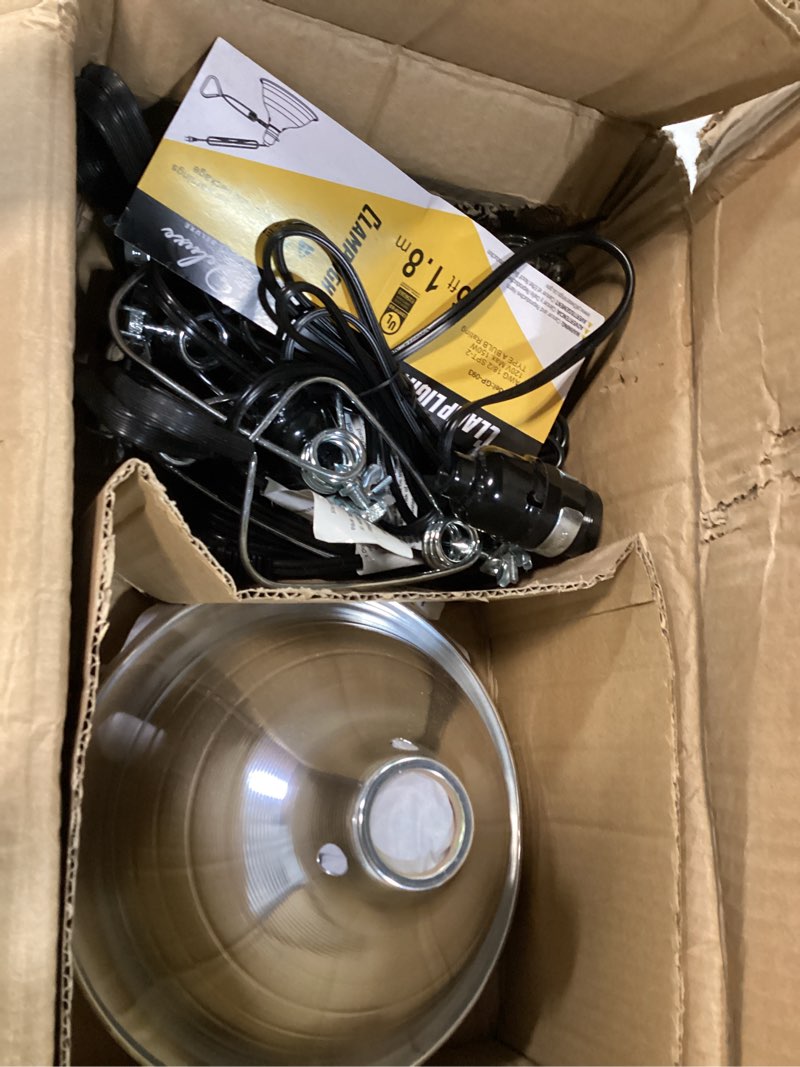 Condition photo showing Good Condition for Simple Deluxe Clamp Lamp Light 150 Watt with 8.5 Inch Aluminum Reflector (no Bulb Included), 6 Feet Cord, 1 Pack, Black, New Version 8.5 Inch (150 Watts) 1-Pack