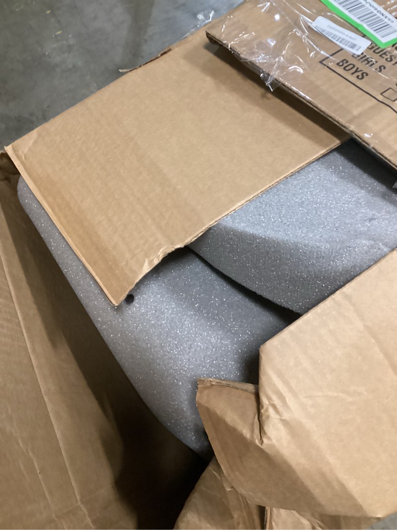 Condition photo showing As Is for Lucid 3 Inch Bamboo Charcoal Infused Memory Foam Mattress Topper - Twin Size – Moisture and Odor Control - Ventilated - Deep Plush Feel, Pressure-Relief Bed Topper – CertiPur Certified