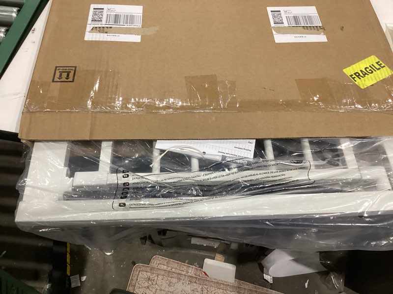 Condition photo showing Good Condition for BABELIO Safety Gate Door Fits for Stairs, Narrow and Wide Doorways with Auto Close, Easy Install, No Drilling, Pressure Mounted for Baby, Child, Pets, Dog/Puppy, 26''-40'', White White 30"Tall 26"-40" Wide