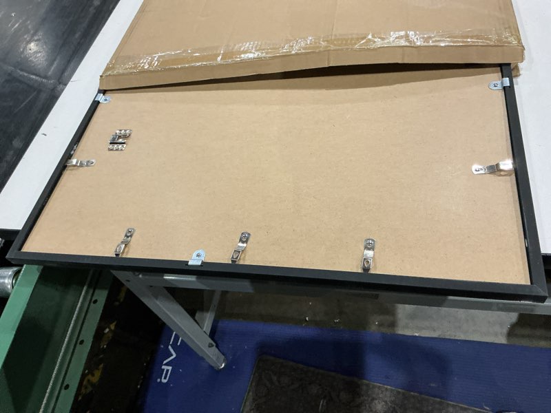 Condition photo showing Good Condition for upsimples 24x34 poster frame, display pictures 20x30 with mat or 24 x 34 without, wall hanging picture frames, black, 1 pack black 24x34