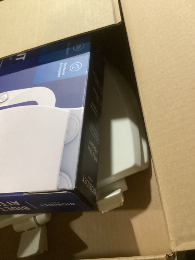 Condition photo showing Good Condition for Mayfair Cassel Bidet Bundle, Slow-Close Never Loosen Toilet Seat with Perfect Fit, Fresh Water Spray, Non-Electric, Easy to Install Bidet, ELONGATED, White Elongated Bidet & Seat Bundle