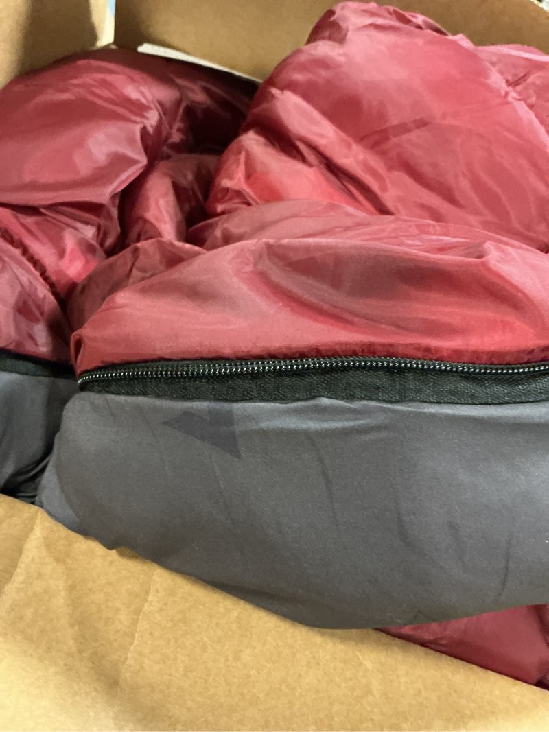 Condition photo showing Good Condition for Teton Celsius Regular, 25F, 20F, 0F Degree Sleeping Bags, All Weather Bag for Adults and Kids, Camping Made Easy and Warm, Travel Sack Included Ruby Regular -25f