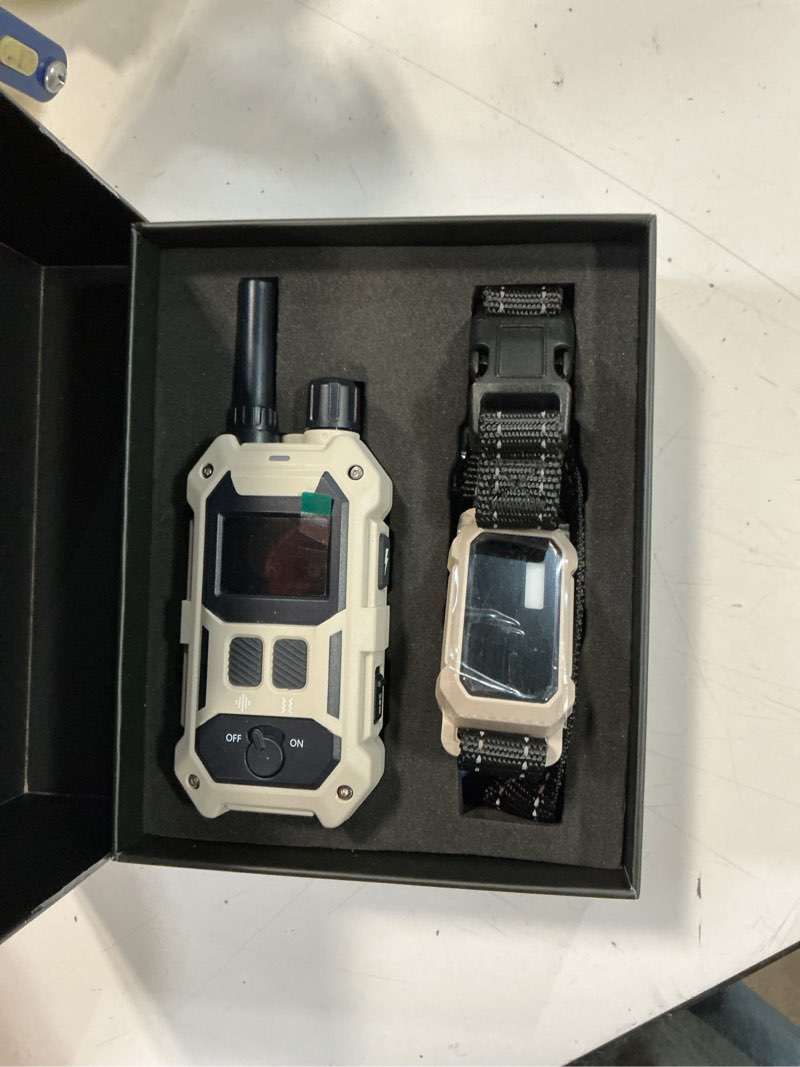 Condition photo showing Good Condition for blackdog military dog shock collar - 4200ft dog training collar with remote, 4 training modes, flashlight & strobe, 3-month battery, ip67 waterproof dog e collar for all breeds 5-150lbs (beige)