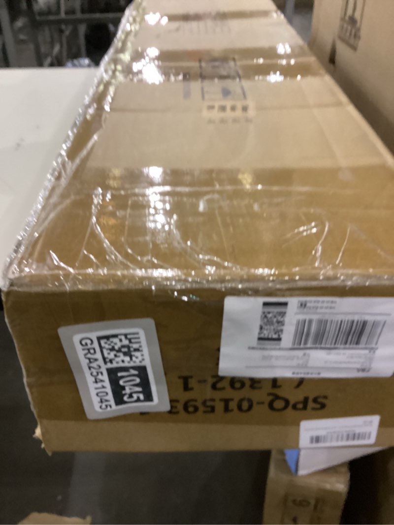 Condition photo showing New/Like New for Room Divider 8 Panel Room Dividers/Wheels, Fabric Room Divider Panel for Office Room Partitions and Dividers, Portable Partition Wall Divider for Room Separation, Flexible Privacy Screen Indoor Black Wheel-176''