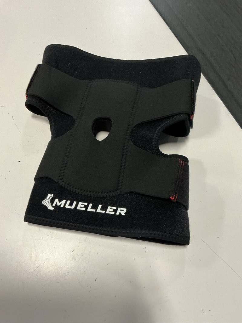 Condition photo showing Good Condition for (no size)mueller adjustable knee support, osfm, black