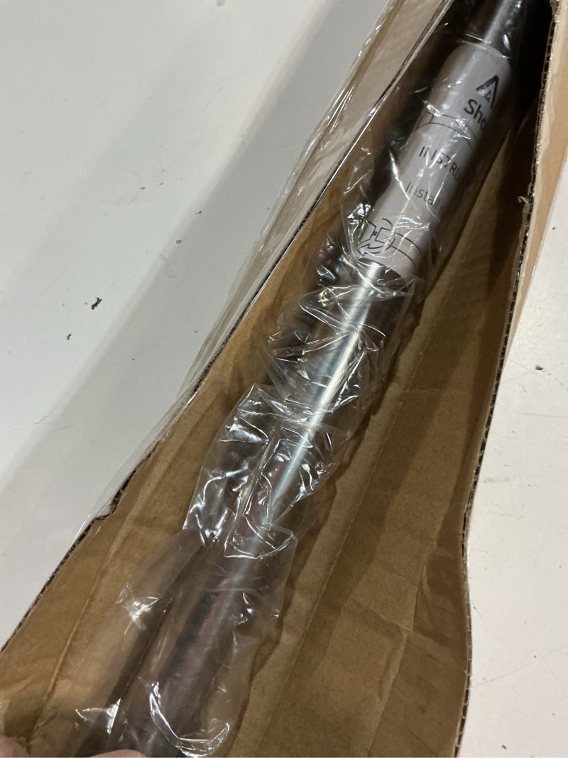 Condition photo showing Good Condition for amazer spring tension shower curtain rod, 26-42 inches rust-resistance tension curtain rod bathroom rod, adjustable shower curtain rod no drill, nickel 26-42 inches nickel