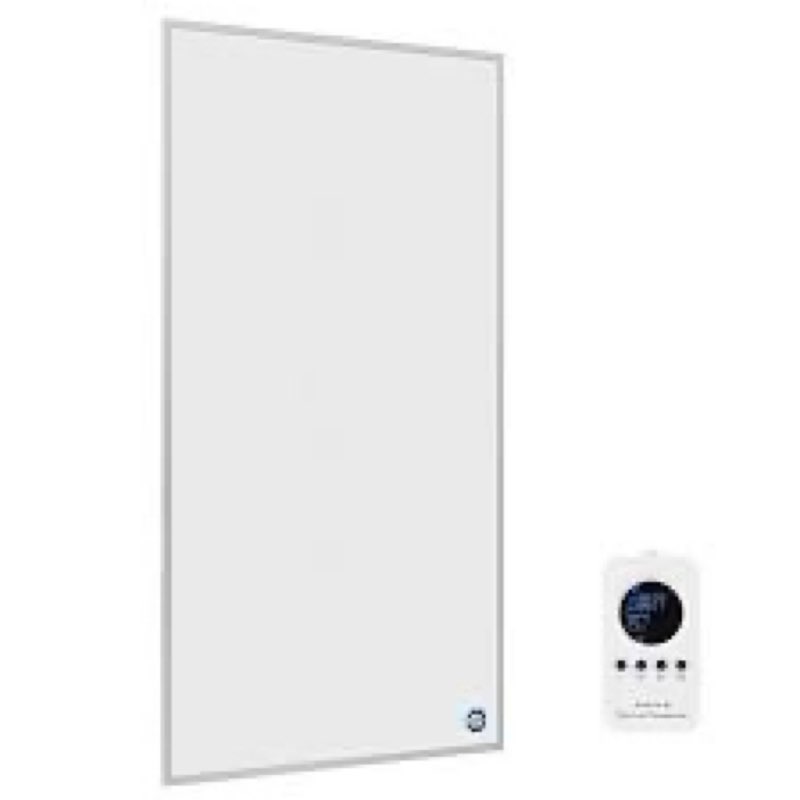 Space Heater for Indoor Use 1000W, Infrared Heating Panel, Wall-Mounted, 7-Day Programmable, App/Rem