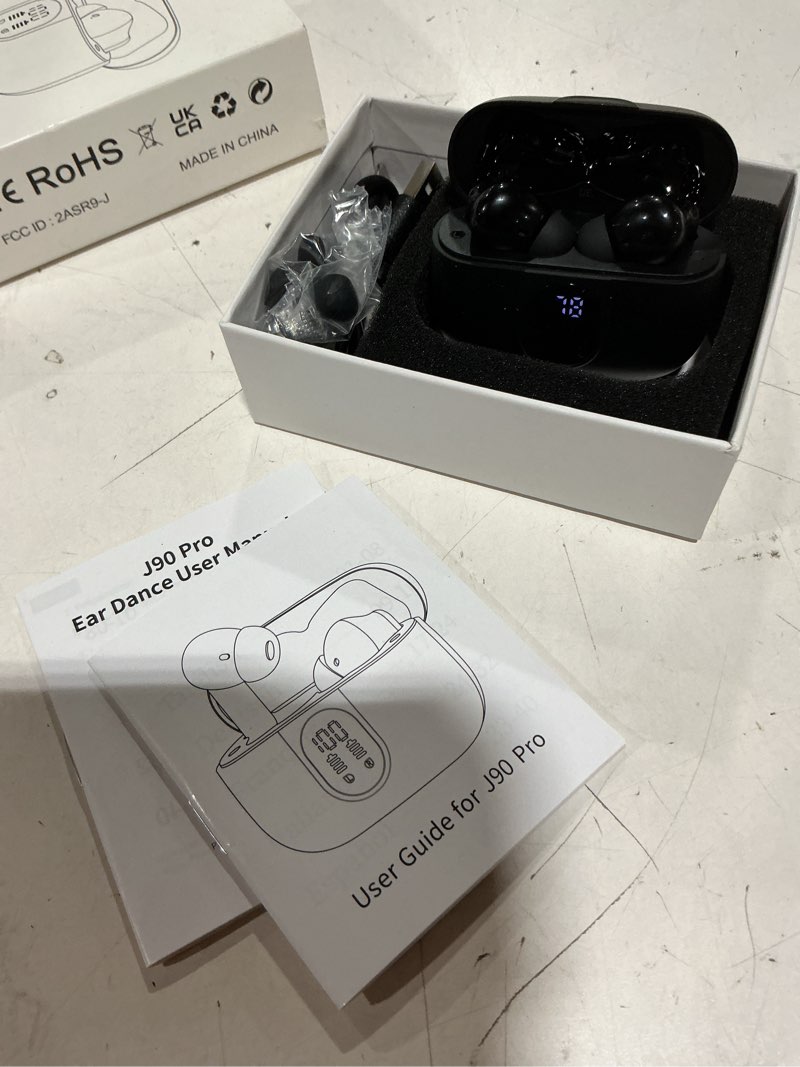 Condition photo showing Good Condition for ai translation earbuds real time, simultaneous interpretation translator earbuds with 6 translation modes/164 languages, no subscription translatior headphones,40h audifonos traductores inglés español black