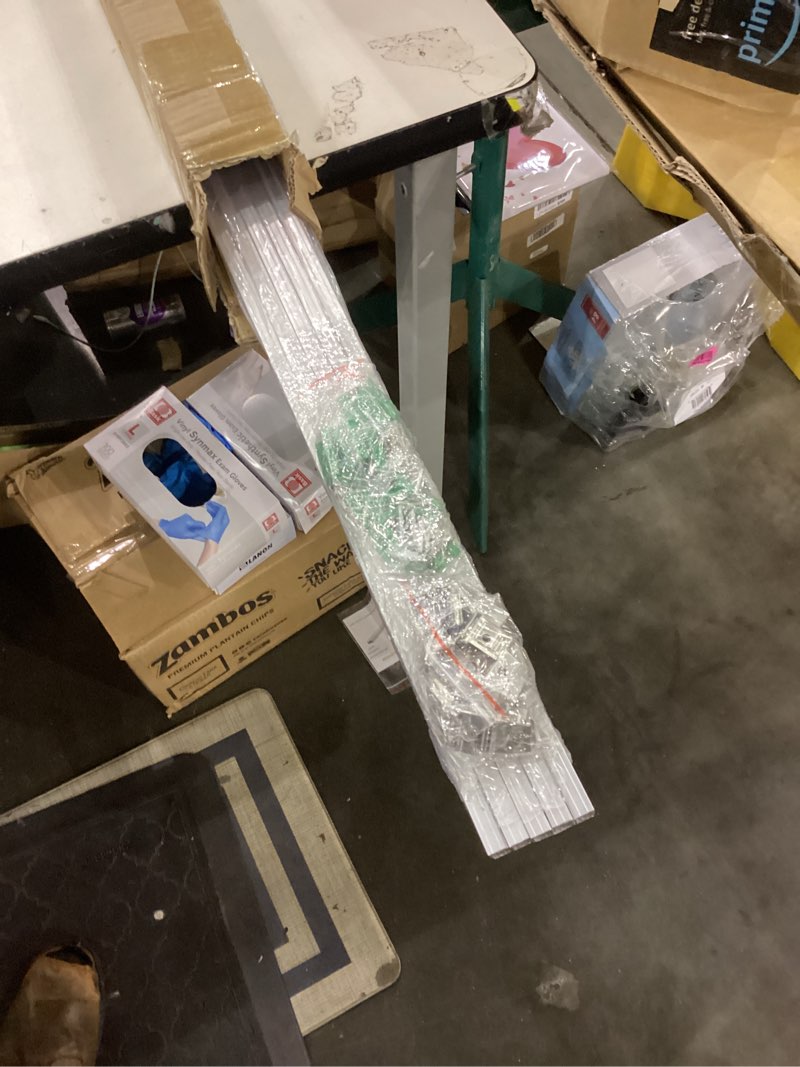 Condition photo showing New/Like New for 10-Pack 3.28FT LED Strip U Channel Diffuser Fitted for Hue Plus, Surface Mounted Tape Light Aluminum Track with Flat Milky Cover, Low Profile Designed for 0.63'' Wide Ribbon (10, 3.28FT) 3.28FT 10