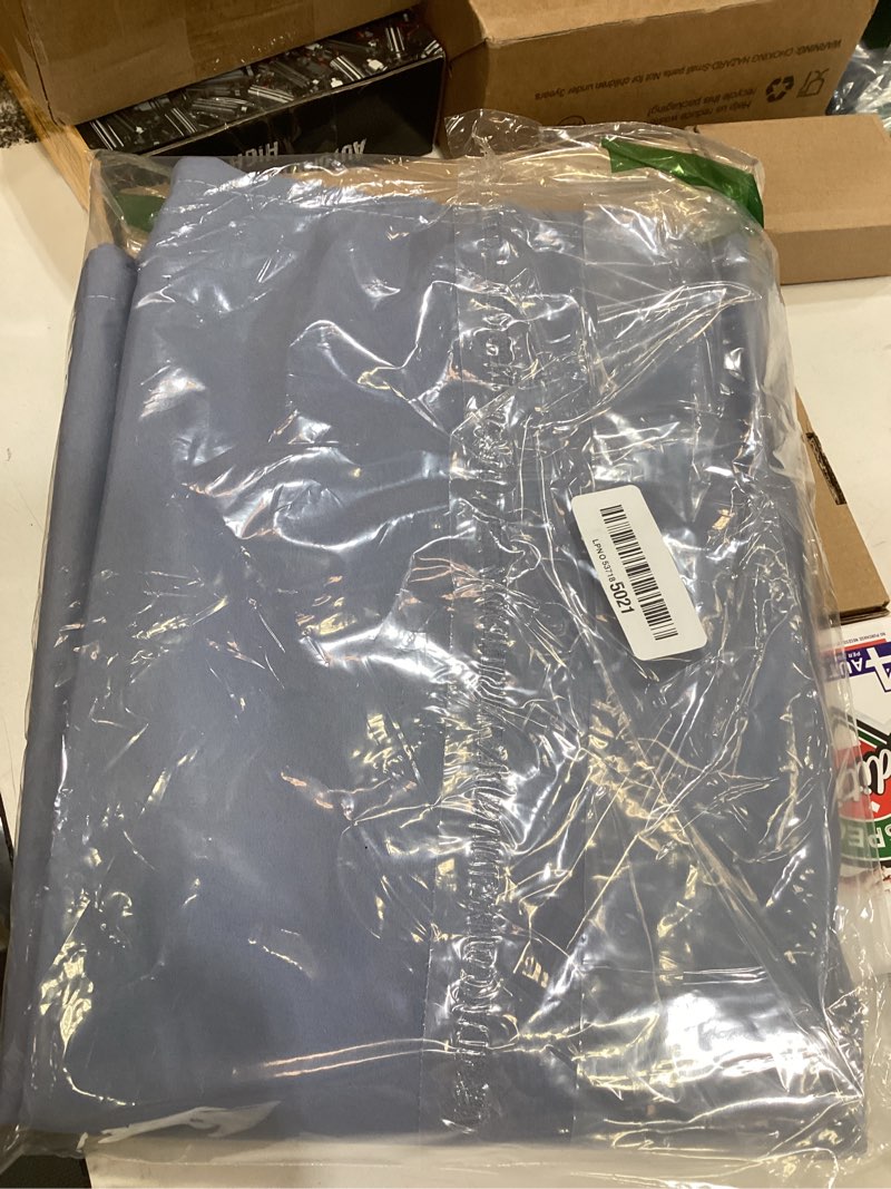 Condition photo showing New/Like New for yc winrrarii grommet 100% blackout curtains with black liner for bedroom 96 inches long 2 panels set blocking curtains window treatments for living room privacy protection(52" w x 96" l, stone blue) stone blue 52"w x 96"l (pack of 2)