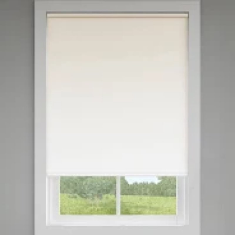 LEVOLOR Trim+Go Cream Blackout Cordless Indoor Roller Shade (Actual: 37-in x 78-in)