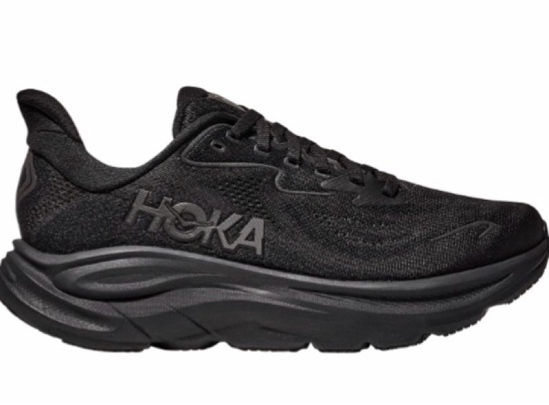 Hoka Men's Clifton 10 Black/Black 11.5 Medium