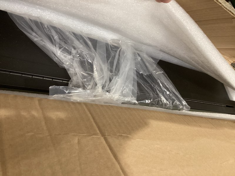 Condition photo showing Good Condition for Buruis 24" x 30" Framed Medicine Cabinet with Mirror, Recessed or Wall Mounted Bathroom Cabinet, Adjustable Tempered Glass Shelves, Left/Right Open Reversible, No Assembly Required, Black 24 x 30 inch Single Door Black