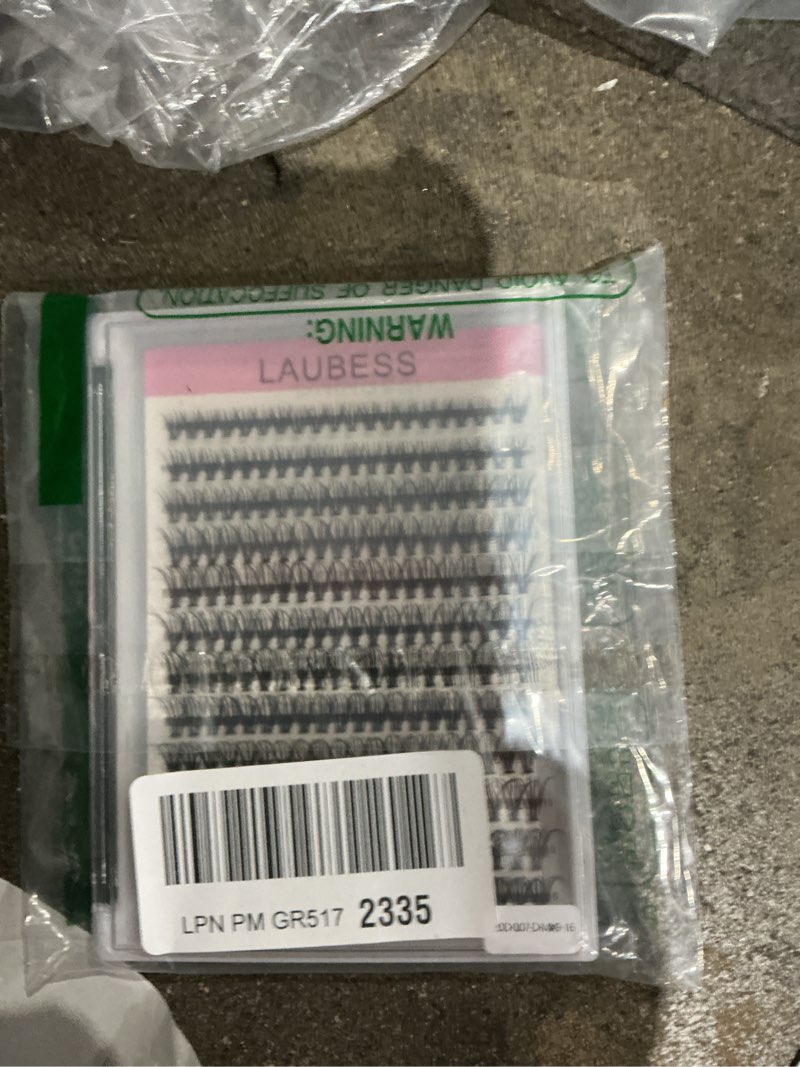 Condition photo showing Good Condition for cluster lashes 240pcs 20d diy eyelash extension d curly long individual lashes mixed tray faux mink lash clusters extensions 0.07 0.10 black (20d-0.07d-9-16mm) 1 count (pack of 240)