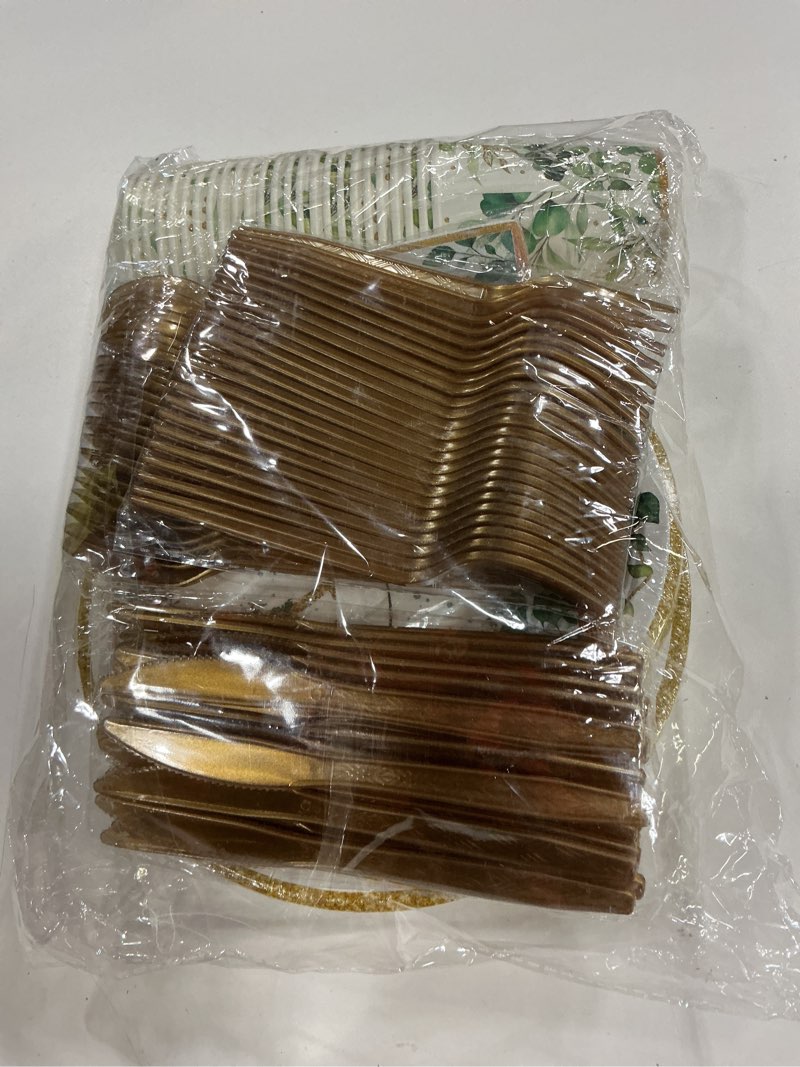Condition photo showing Good Condition for sage greenery baby shower plates and napkins tableware set - 175pcs gender neutral baby shower decorations oh baby party supplies, disposable paper plates napkins for baby girl boy shower decorations 175 pcs
