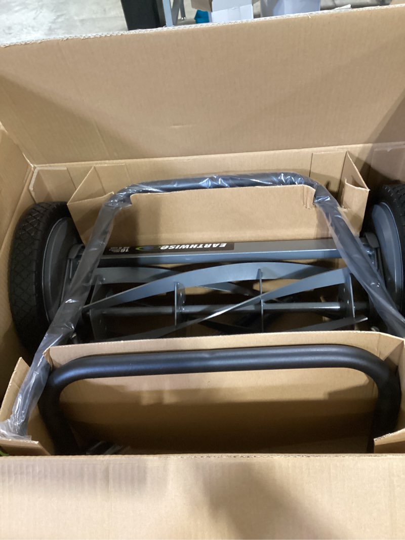 Condition photo showing New/Like New for Earthwise 1816-18EW 18-Inch 5-Blade Push Reel Lawn Mower, Grey