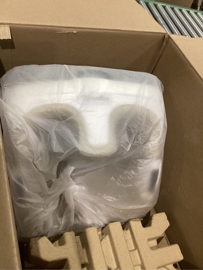 Condition photo showing As Is for ingenuity baby base 2-in-1 booster feeding and floor seat with self-storing tray - cashmere