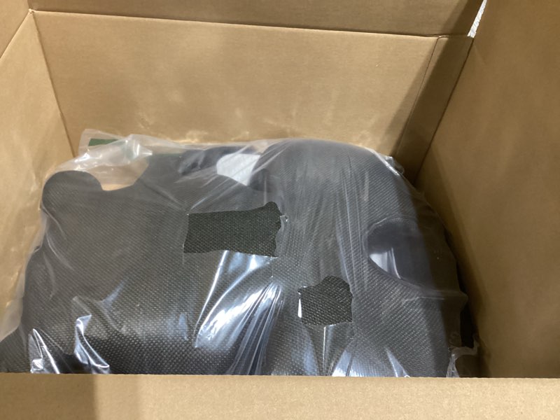 Condition photo showing Good Condition for Memory Foam Lumbar Support Pillow, Car Seat Cushion, Office Chair Cushion, One Piece Chair Pad, Improve Posture, Sciatica, Hip & Back Coccyx Tailbone Pain Light Grey