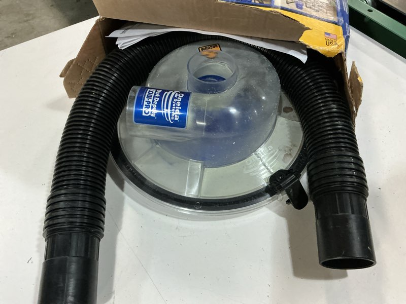 Condition photo showing As Is for oneida air systems dust deputy low-pro plus dust separator kit