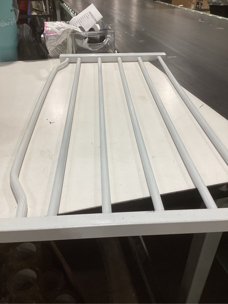 Condition photo showing As Is for fairy baby fairy baby walk through baby gate auto close white child safety gates extension
