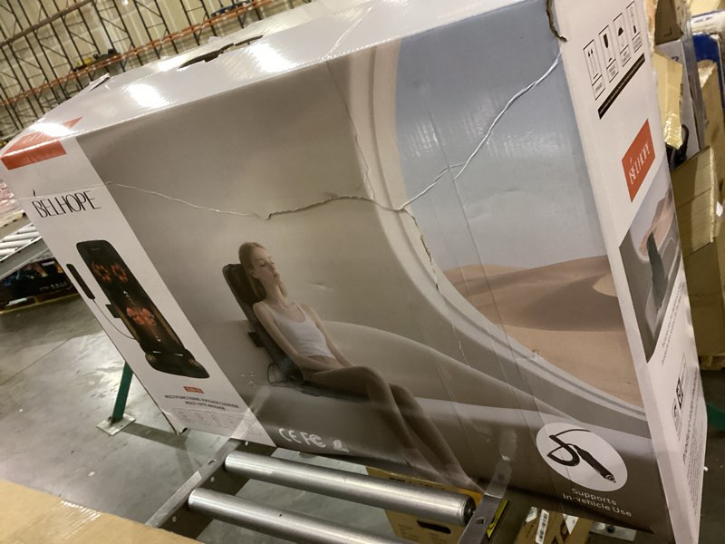 Shiatsu Neck and Back Massager with Heat, 4D Kneading Back Massager for Pain Relief Deep Tissue, Com